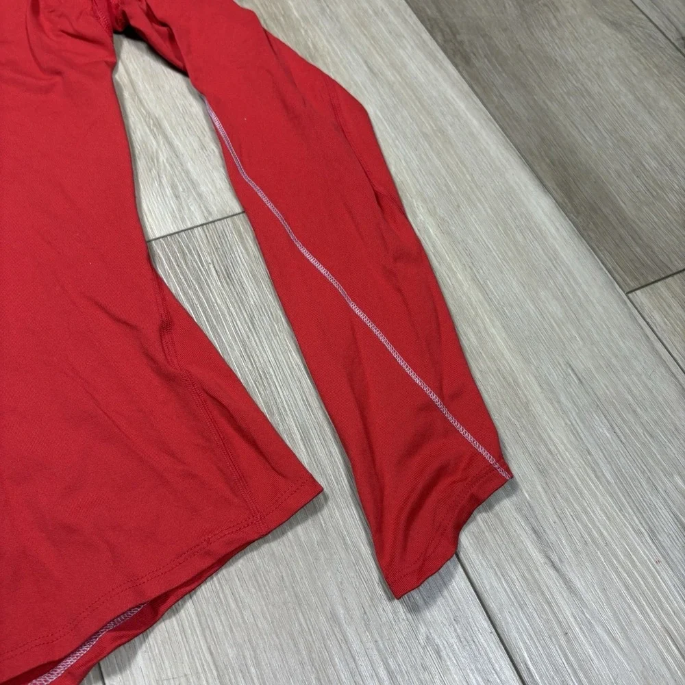 Ohio State Buckeyes‎ Pullover Women's Small Red Quarter Zip Nike Swoosh Logo